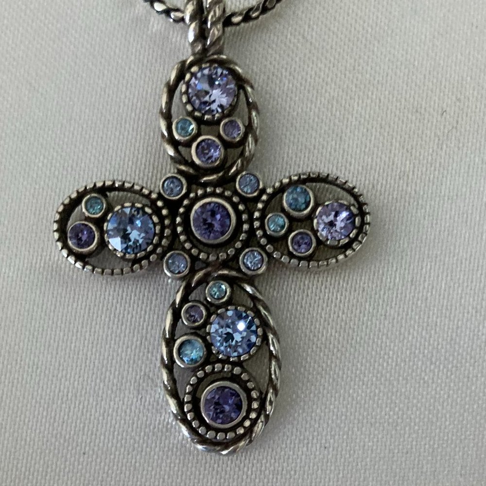 Brighton Halo Cross Necklace